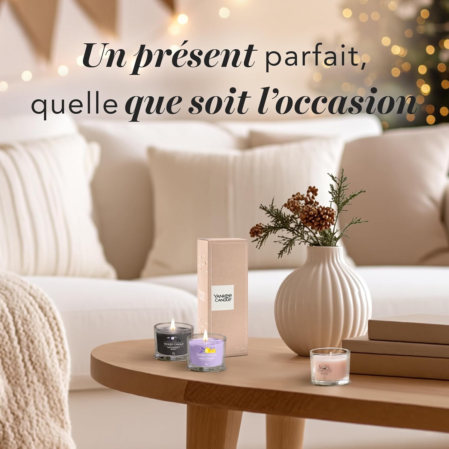 Detalle 2 de YANKEE CANDLE Set 3 bougies votives parfumées