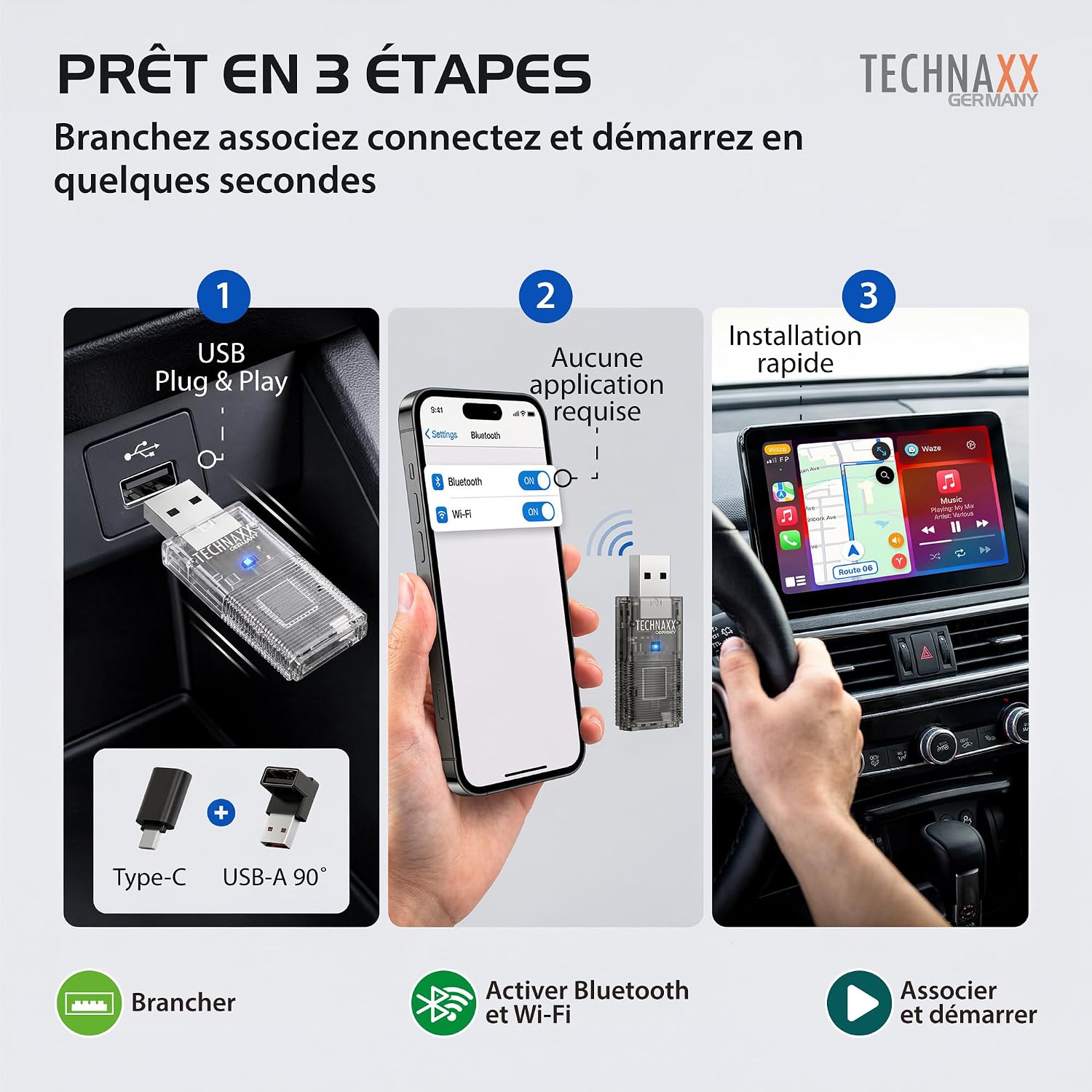 Detalle de Technaxx TX-346 Clé USB sans Fil