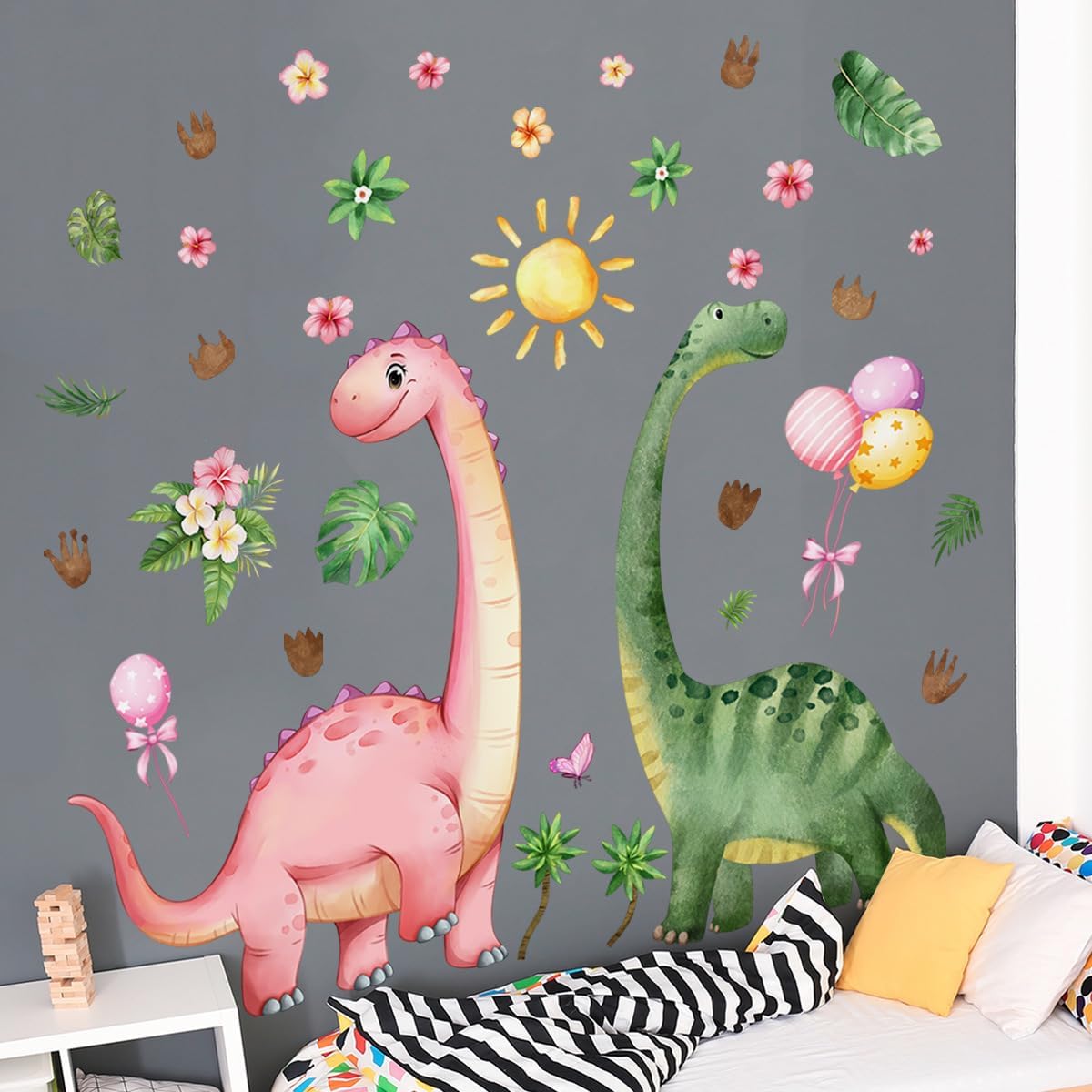 Thumbnail 4 de Dinosaur Wall Decals in Repositionable PVC