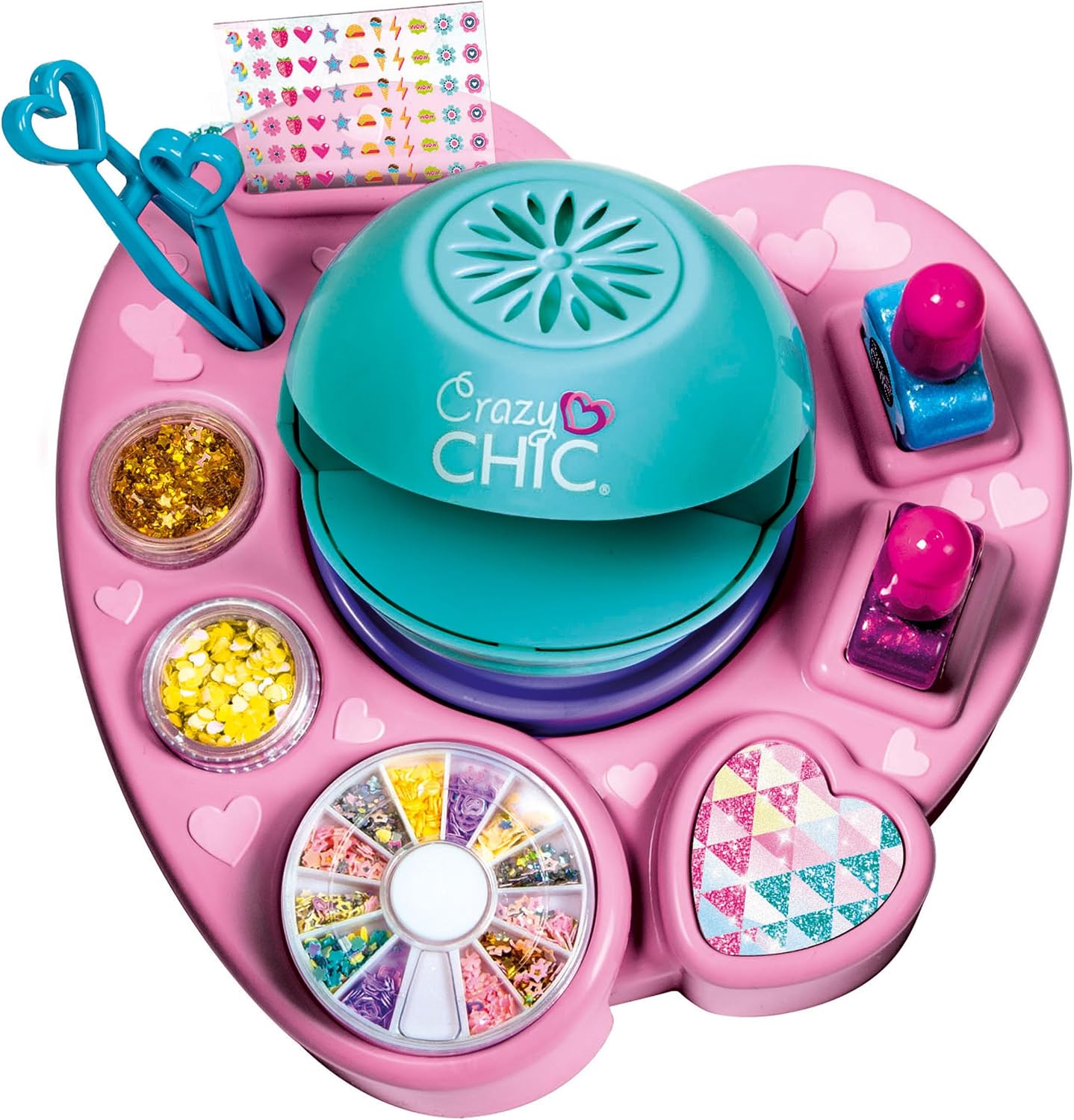 Thumbnail 4 de Clementoni Crazy Chic – Kit Nail Art pour enfants 6 ans et + avec séchoir d’ongles