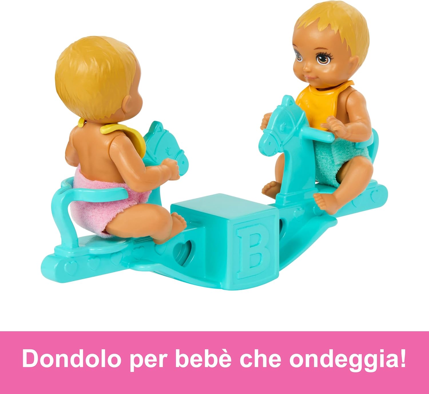 Detalle 2 de Barbie Skipper Playset Cameretta con Gemelline – Set completo con bambola, accessori e mobili