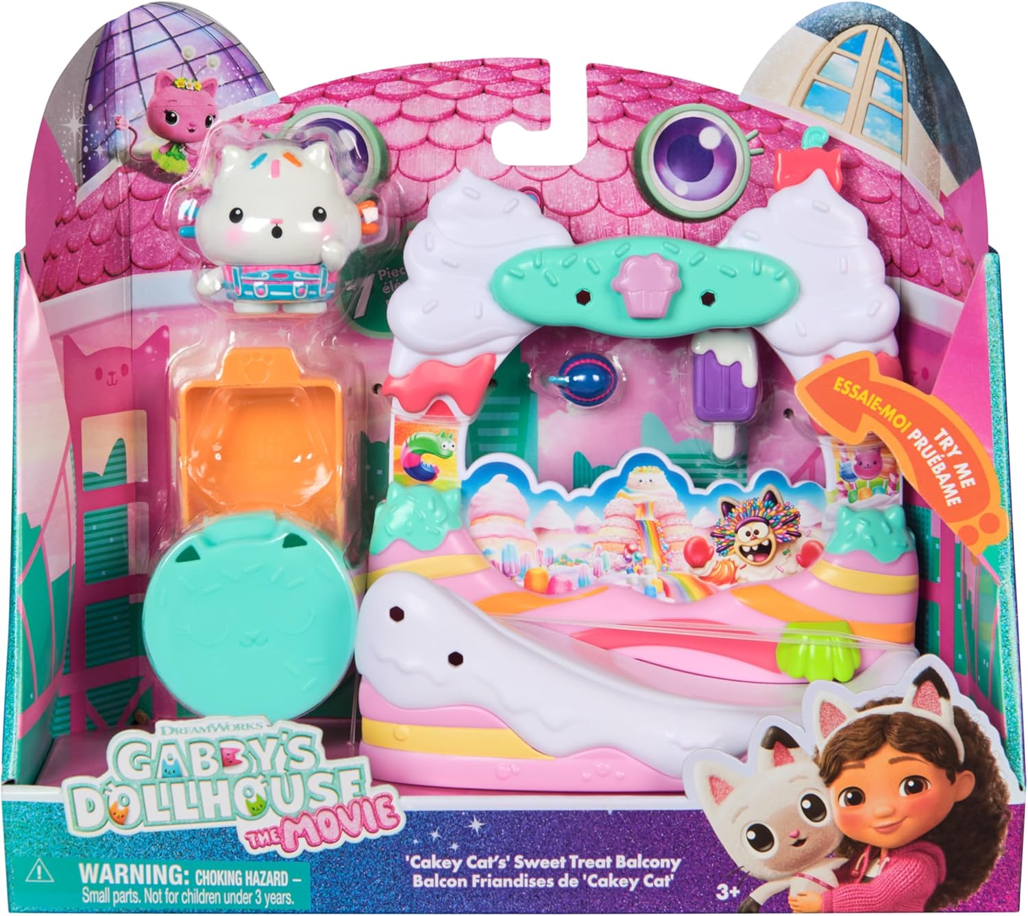 Detalle 1 de Cakey Cat 7-piece balcony playset