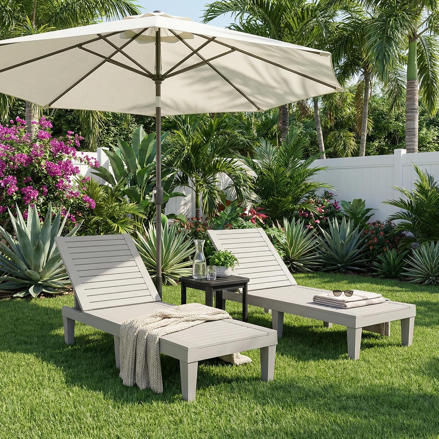 Thumbnail 6 de EFU Outdoor Lounge Chairs, 5-Position Adjustable