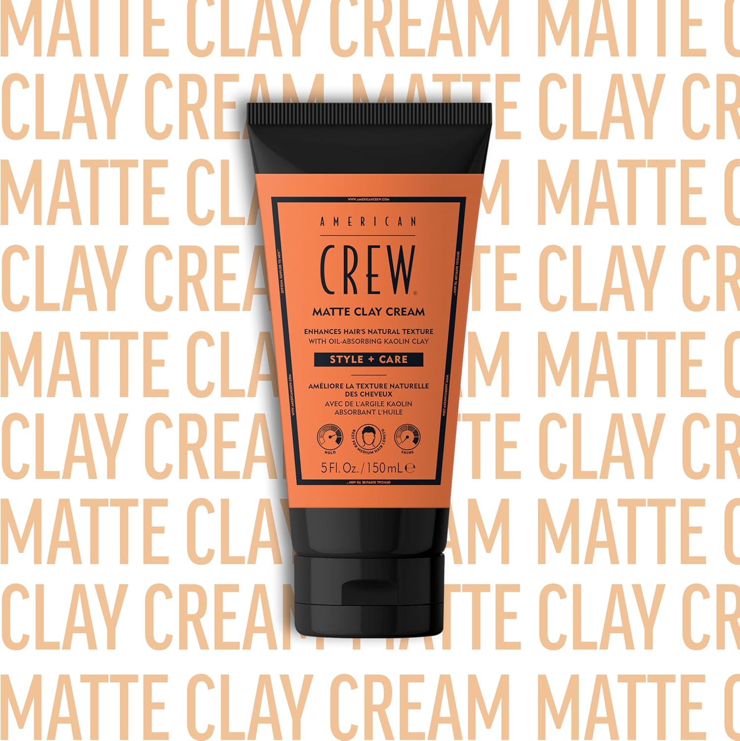 Thumbnail 6 de American Crew Matte Clay Cream styling ibrido
