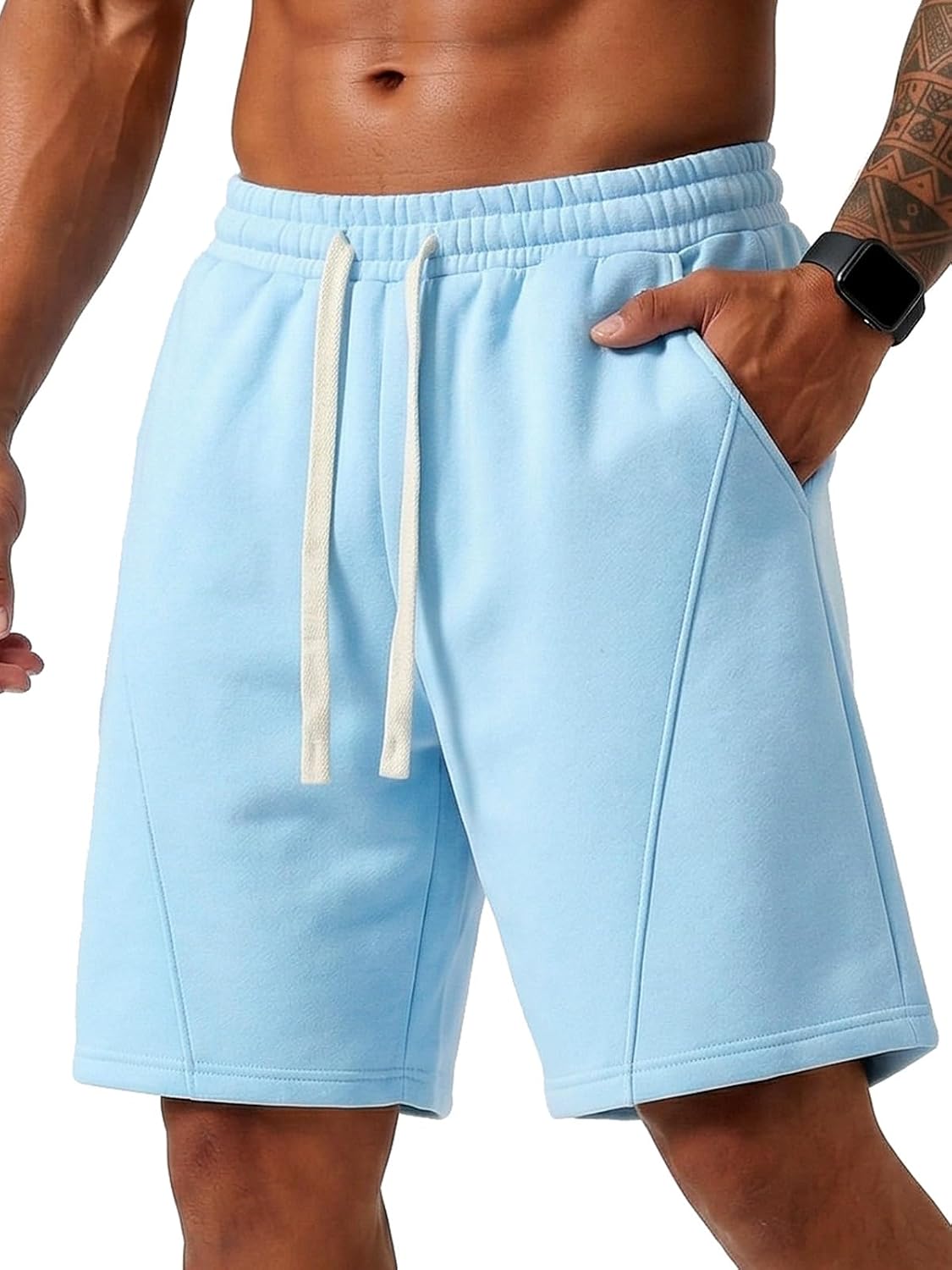 Detalle de ZUY Men's Sweat Shorts, 8-Inch