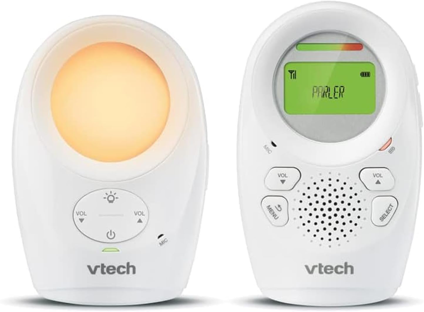 Detalle de VTech BM1211 monitor audio per bambini con volume 5 livelli
