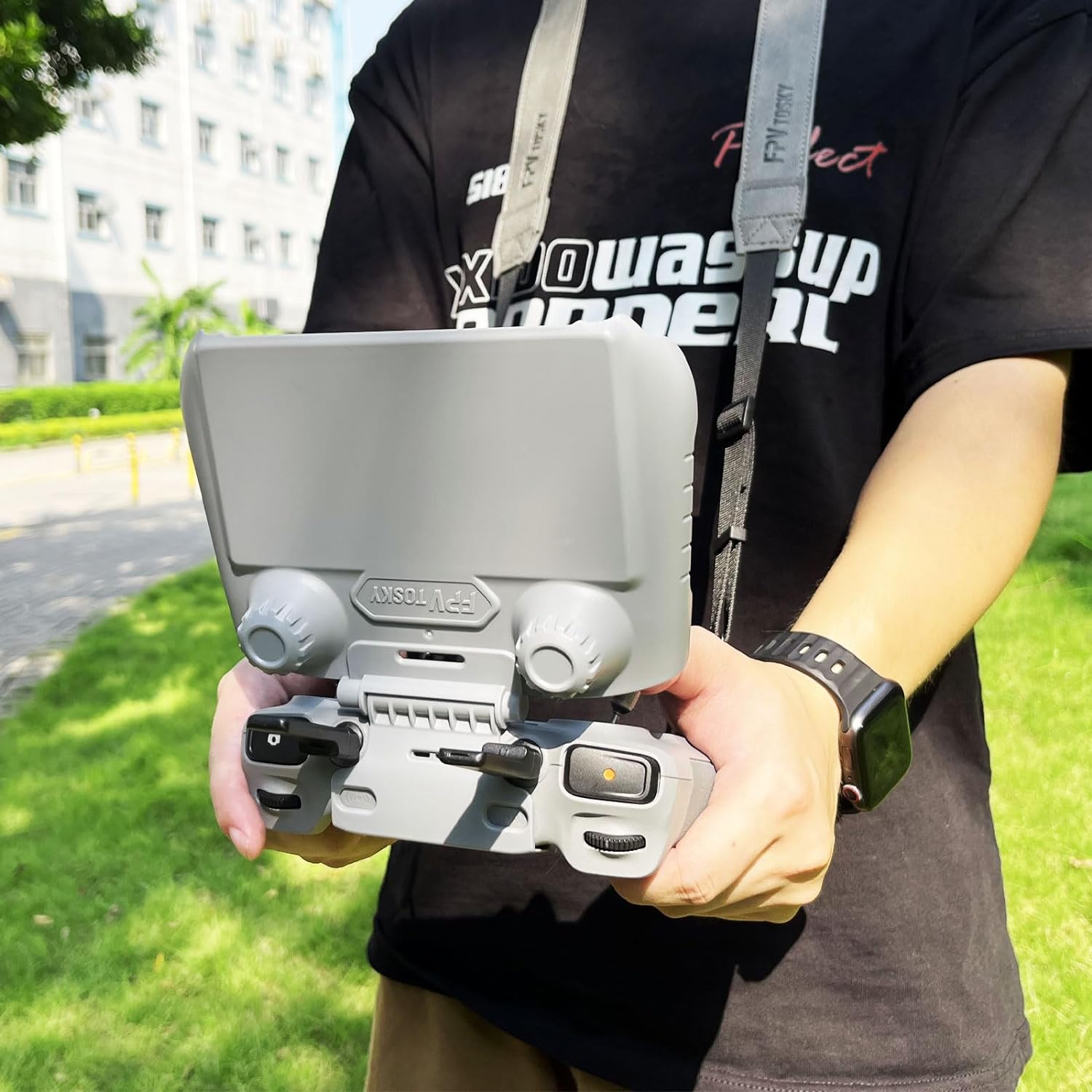 Thumbnail 5 de FPVtosky Lito X1/Mini 5/4 Pro RC-2 Paraluce 3-in-1 con protezioni e cordicelle per DJI RC 2