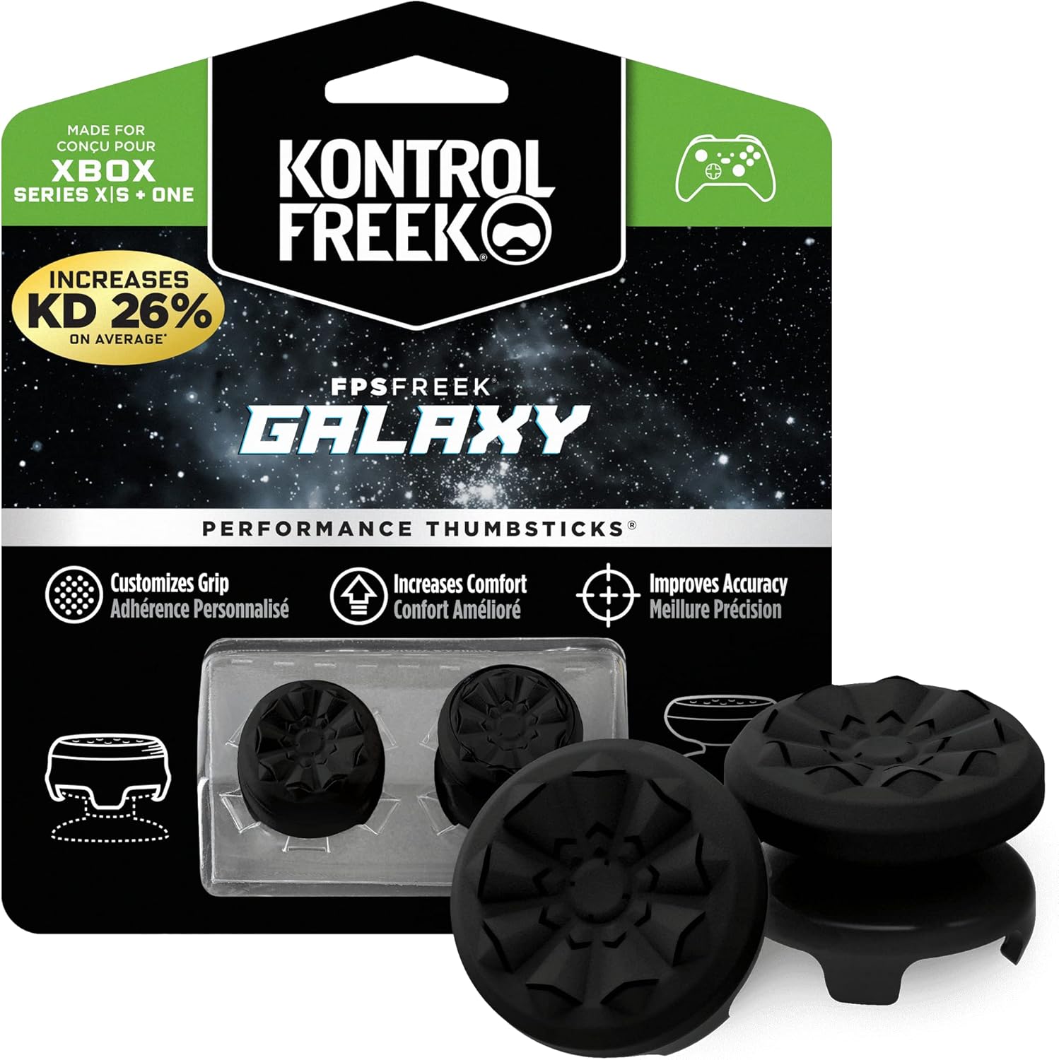 Thumbnail 6 de KontrolFreek FPS Freek Galaxy Black: grips de précision pour Xbox Series X|S et Xbox One