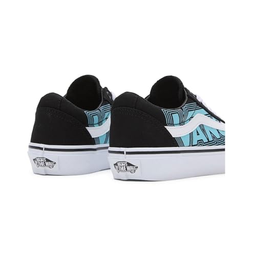 Detalle de Vans Ward: Zapatillas Unisex para Niños Glow Neon Blue y Black, 21 EU