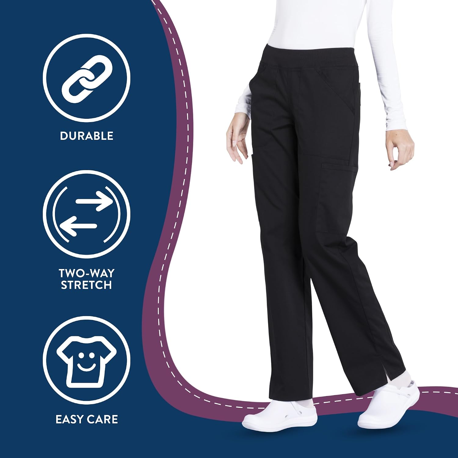 Detalle 2 de Cherokee Women's Scrub Pants Ww170t