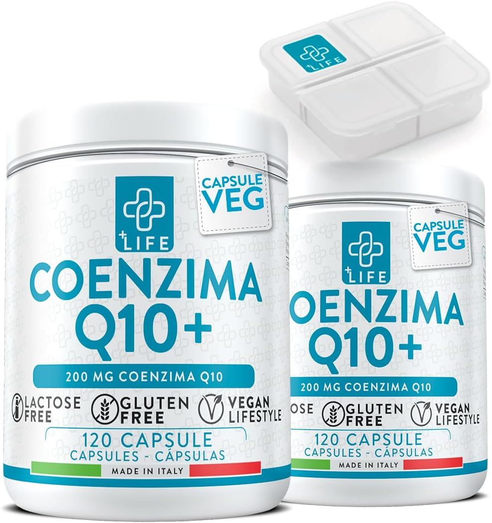 Detalle de Coenzima Q10 PiùLife 200 mg 240 cápsulas