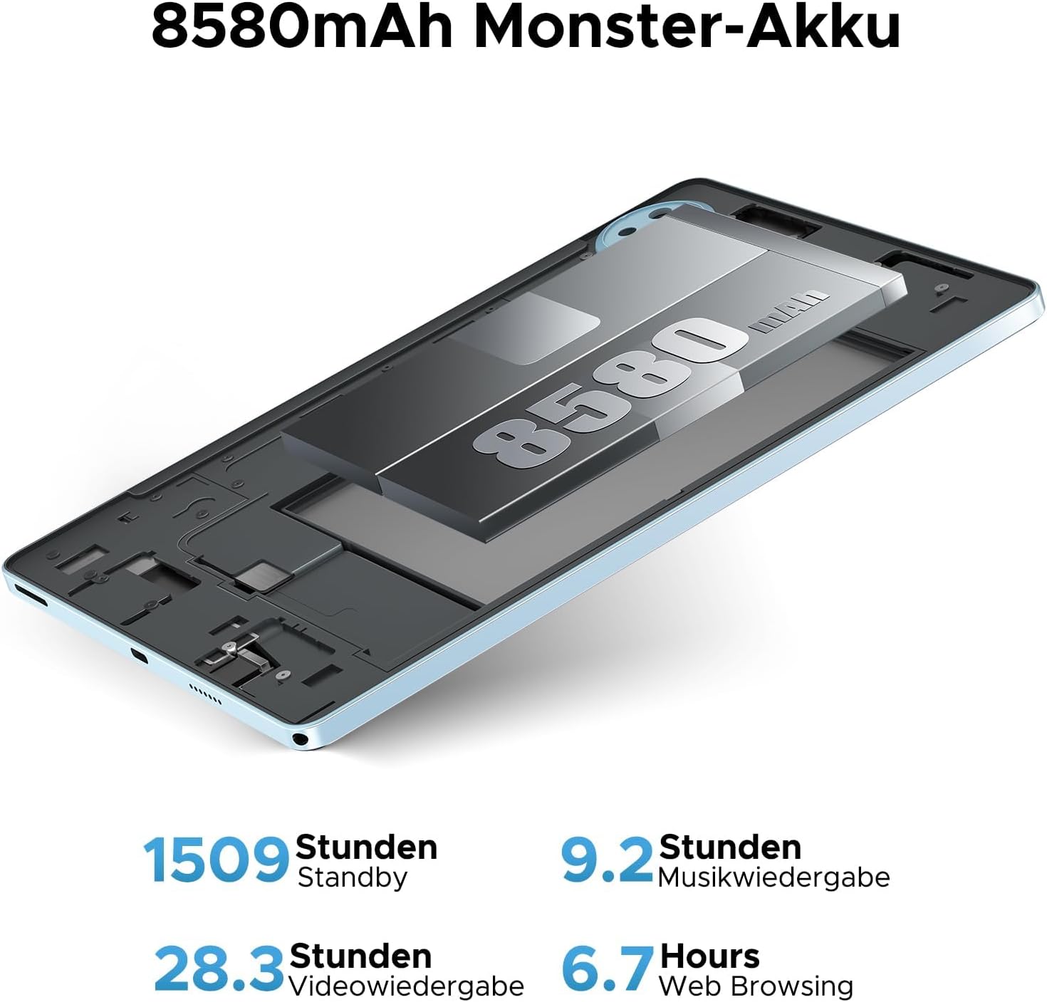 Detalle 2 de DOOGEE U11 Tablet 11 Zoll 16GB+128GB