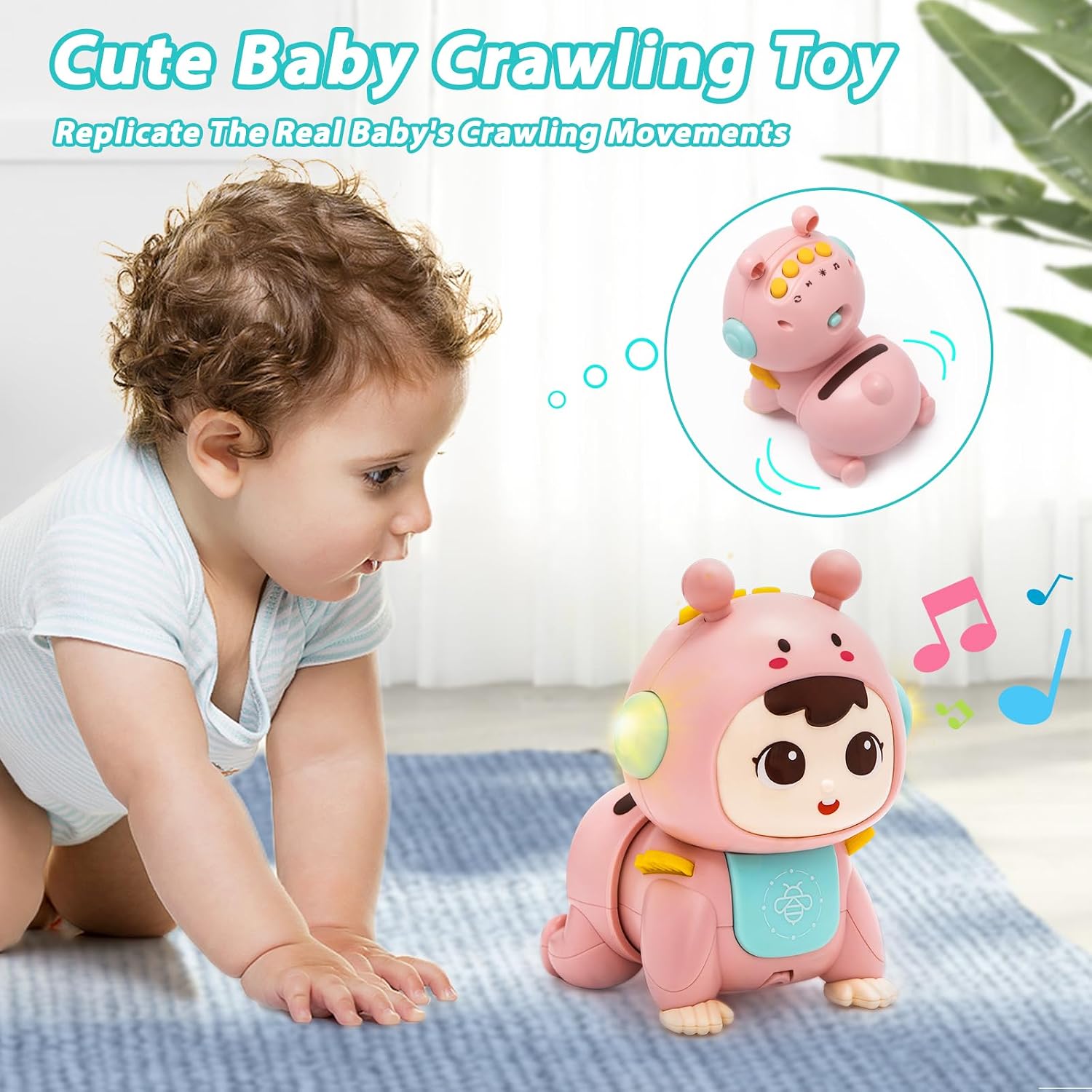 Detalle 2 de Highttoy Giochi Neonato 3‑6‑9 Mesi giocattolo gattonare