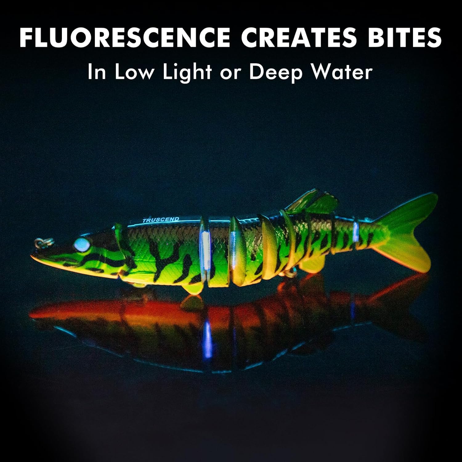 Thumbnail 4 de Truscend Swimbait 9 segmenti esca realistica 🎣