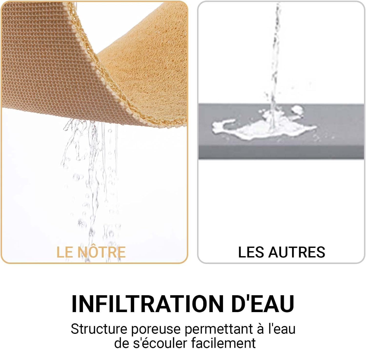 Detalle 2 de COSYLAND Tapis de douche 40x100 cm