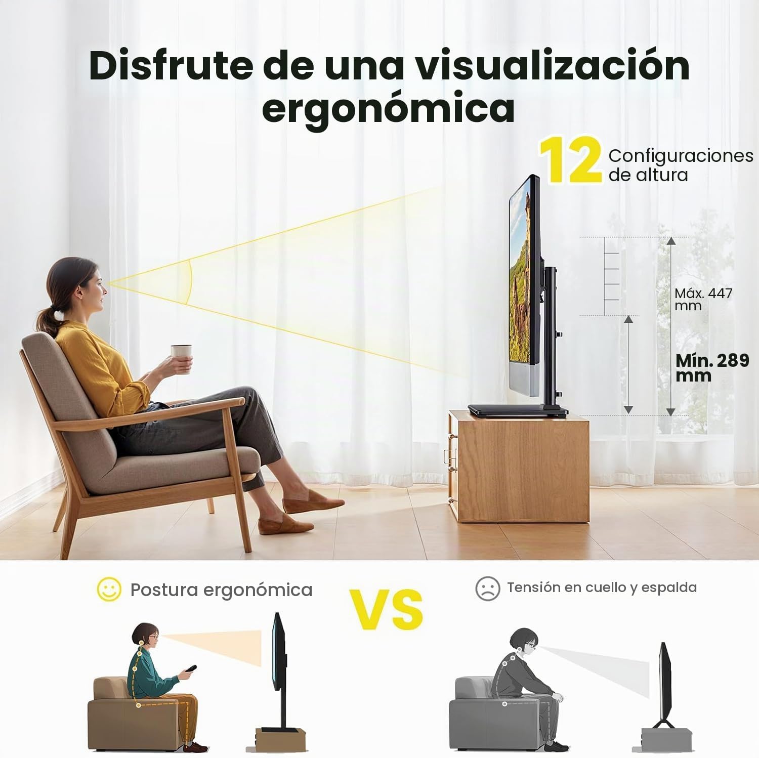 Thumbnail 5 de Soporte Giratorio TV Sobremesa 24-60"