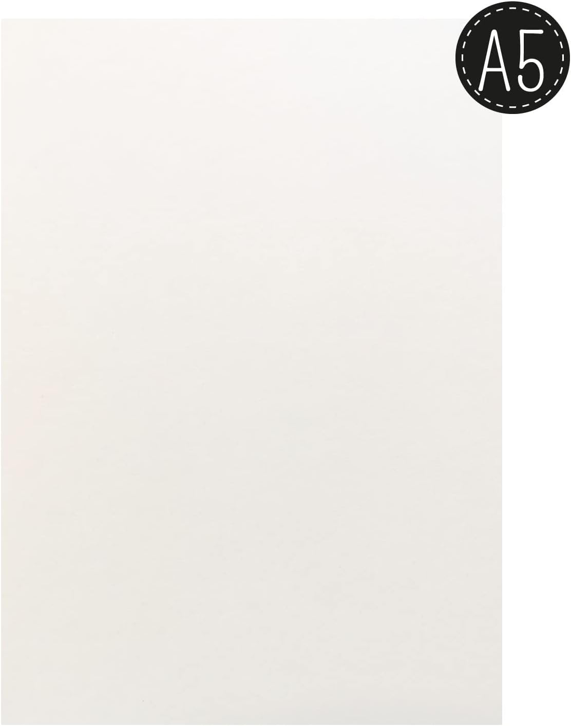 Thumbnail 1 de Vaessen Creative Papier Aquarelle Florence Pressé à Chaud A5, Ivoire – 200 GSM, 100 feuilles