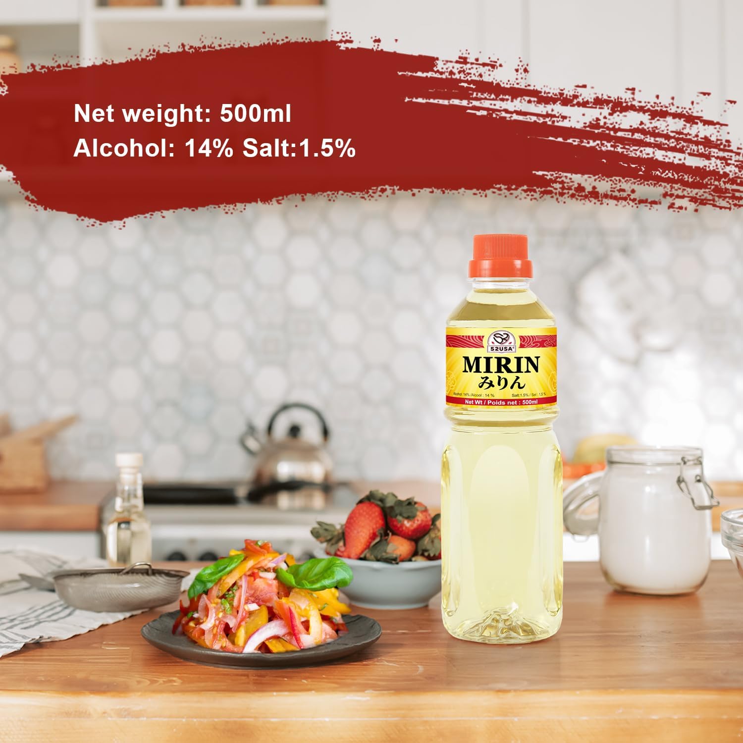Thumbnail 4 de 52USA Mirin-Style Cooking Condiment, 16.9 fl oz, Rice-Based