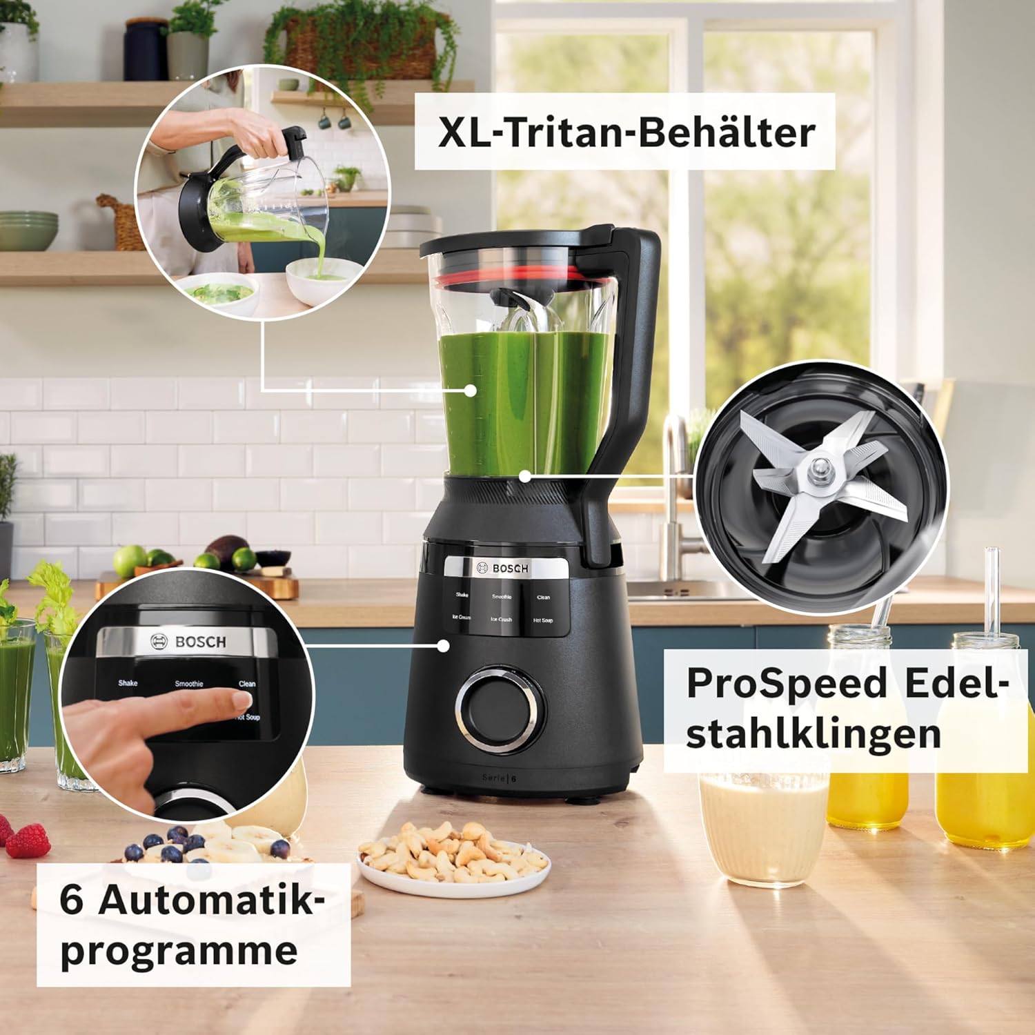 Thumbnail 2 de Bosch MMB6652B Hochleistungsmixer 2 L 🥤