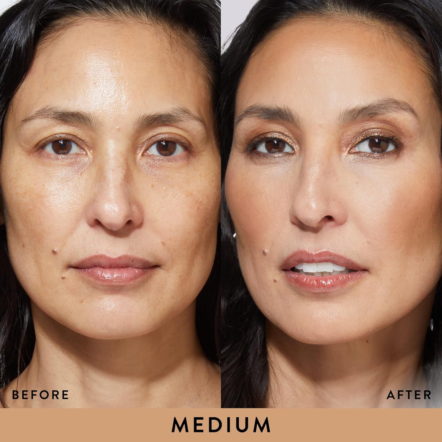 Detalle de Laura Geller Double Take Baked Bronzer for Mature Skin, Medium - Matte Bronzing Powder