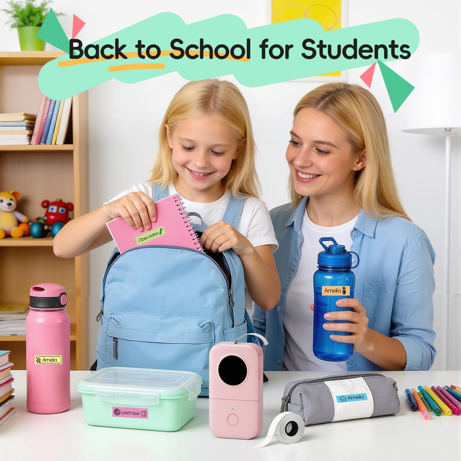 Thumbnail 1 de Phomemo D30 Label Maker: Compact Bluetooth Printer for Home, Classroom, and Small Office