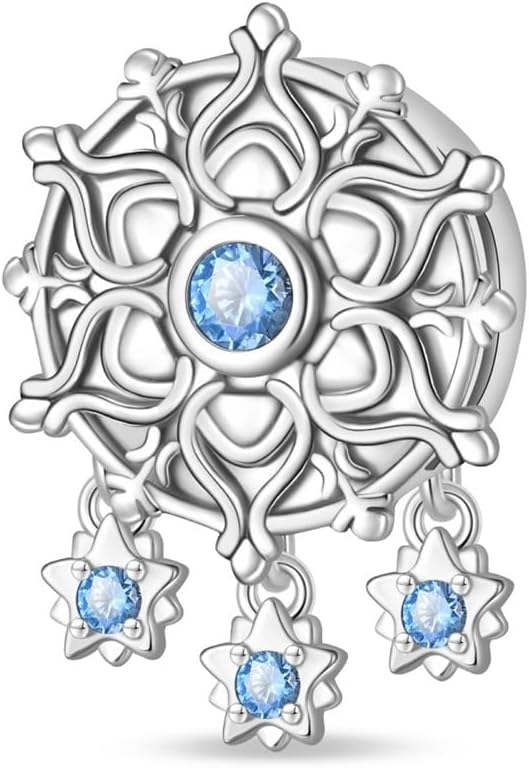 Thumbnail 6 de KUNSIR 925 Silver Reflective Clip-On Charms for European & Pandora Bracelets
