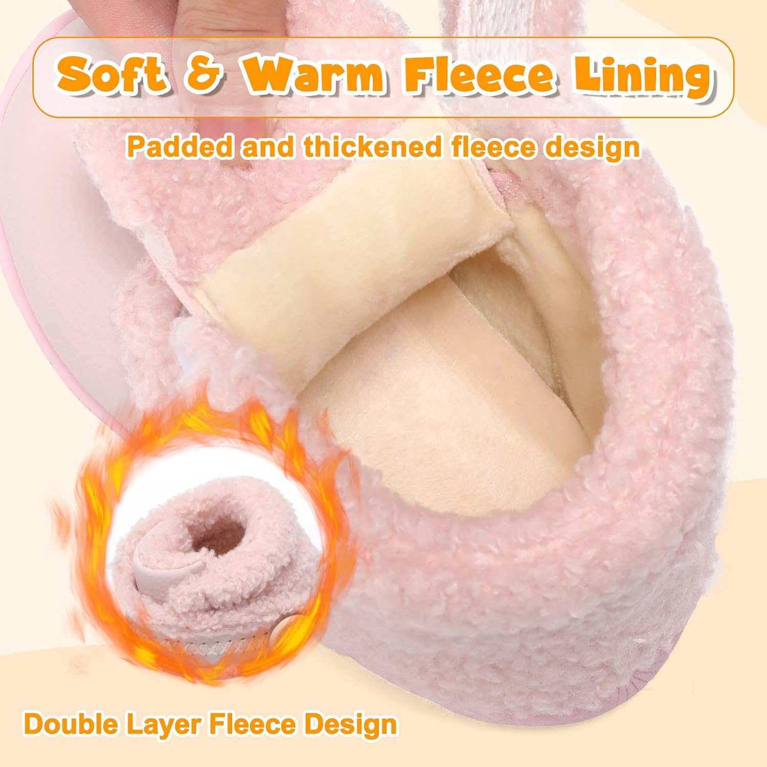 Detalle 2 de FEETCITY Baby Winter Booties PU Leather