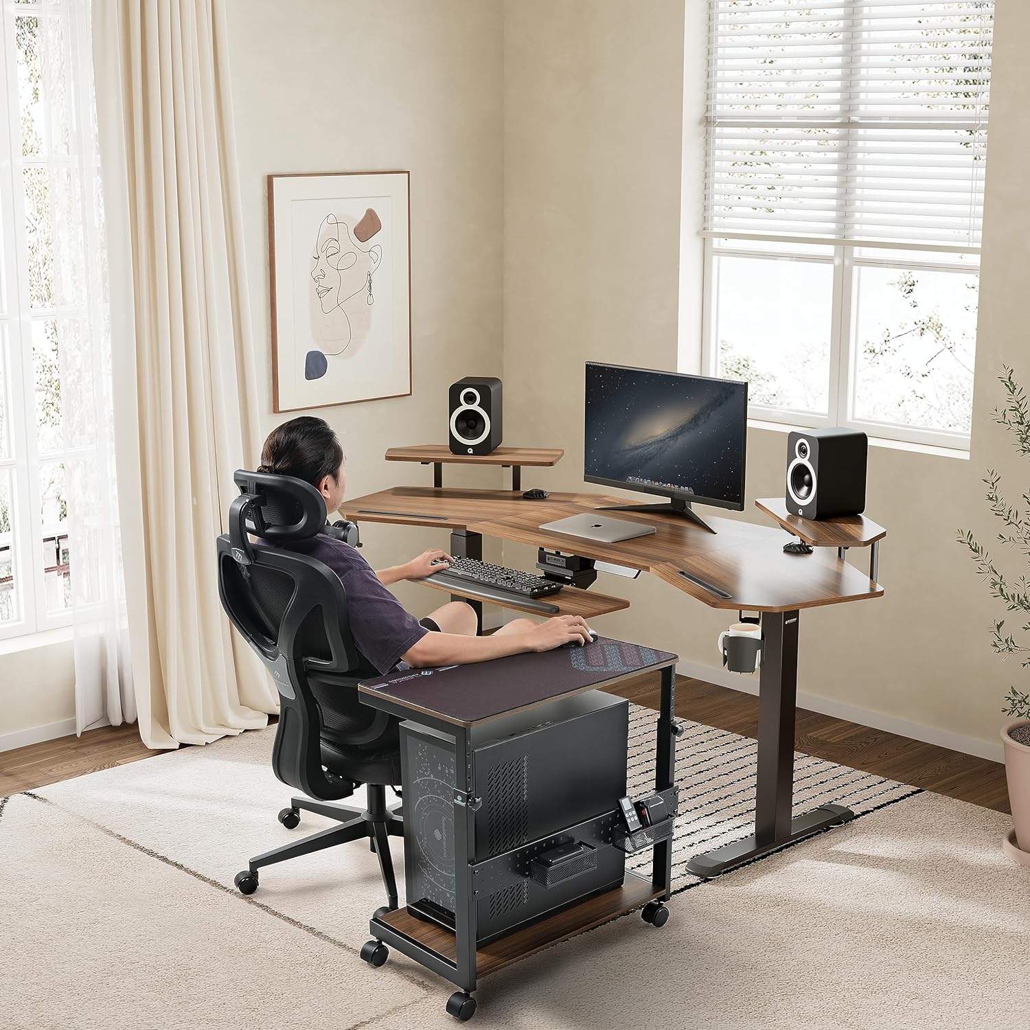 Detalle de EUREKA ERGONOMIC PC stand 57 to 73cm