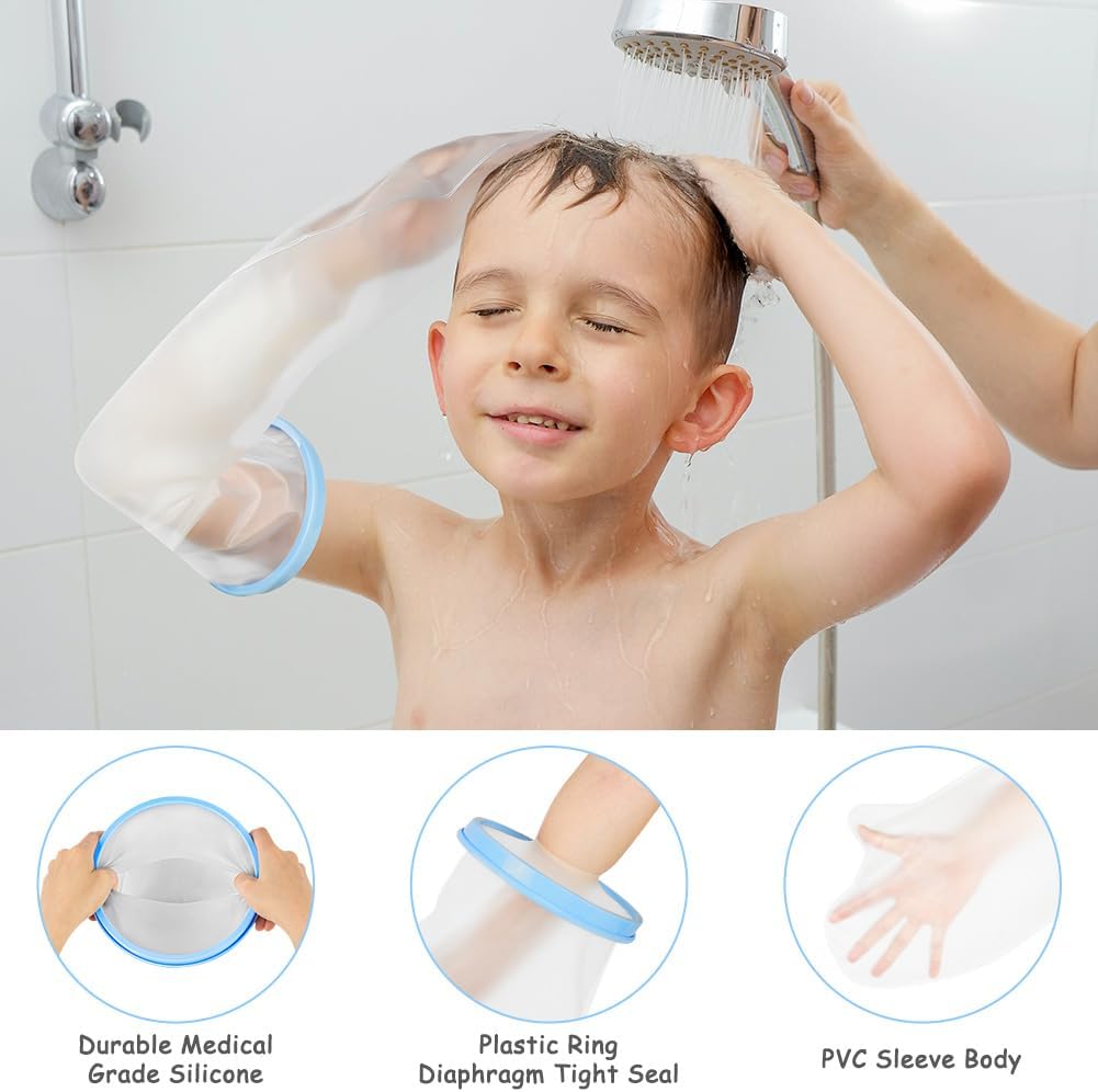 Detalle de AOOWU N-2202 gipsbeschermer voor kinderen, herbruikbaar en waterdicht