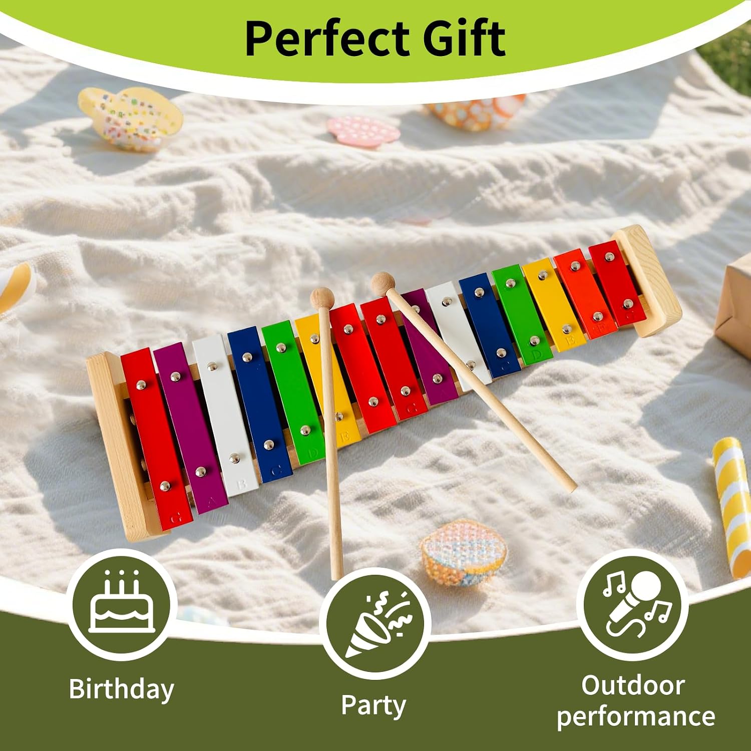 Thumbnail 4 de Summvox 15-key xylophone