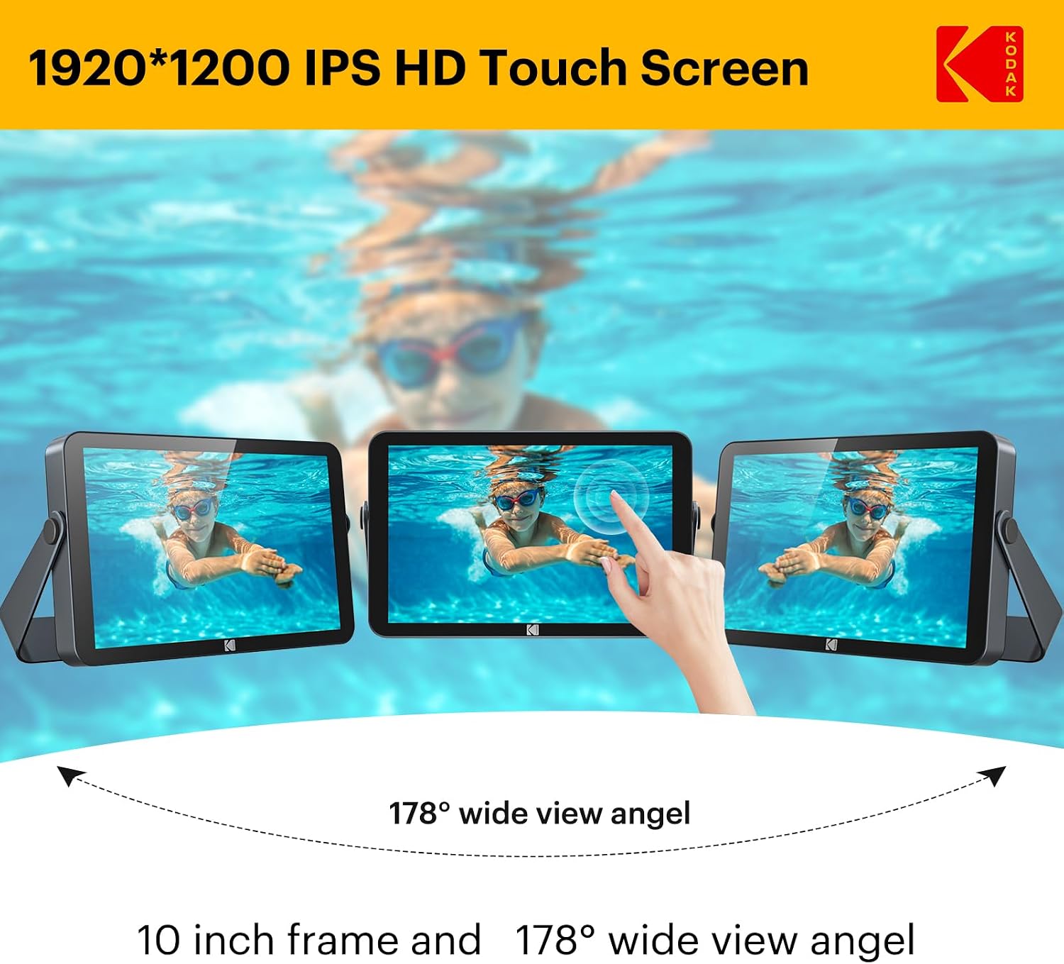 Thumbnail 6 de KODAK Wireless Digital Picture Frame 10.1"