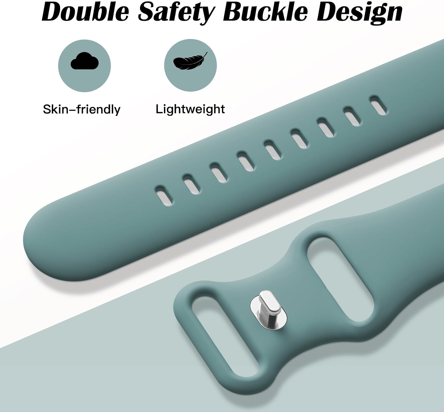 Detalle de Yoohoo Silicone Strap 5 Pack for Apple Watch