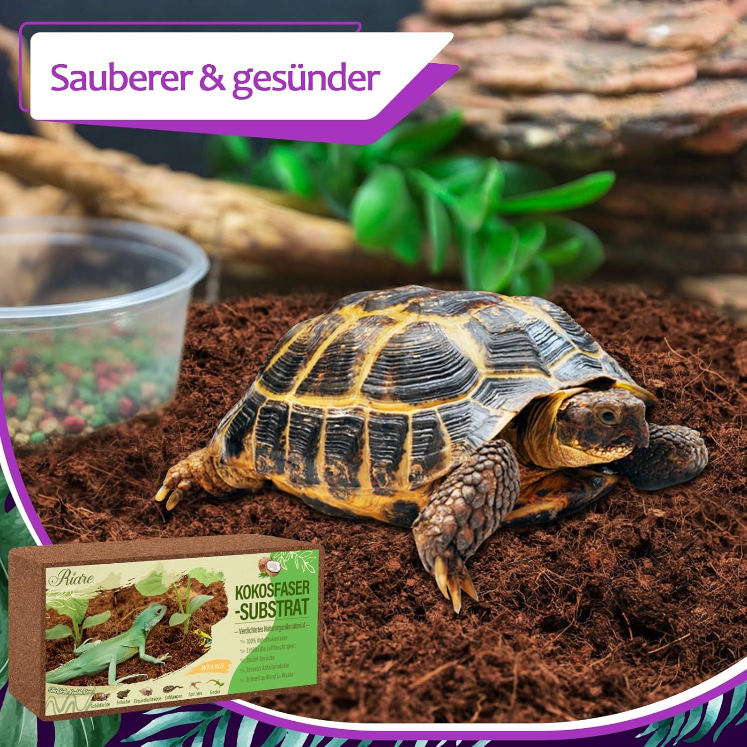 Thumbnail 4 de Kokosfaser-Substrat für Terrarien, 1 Stück