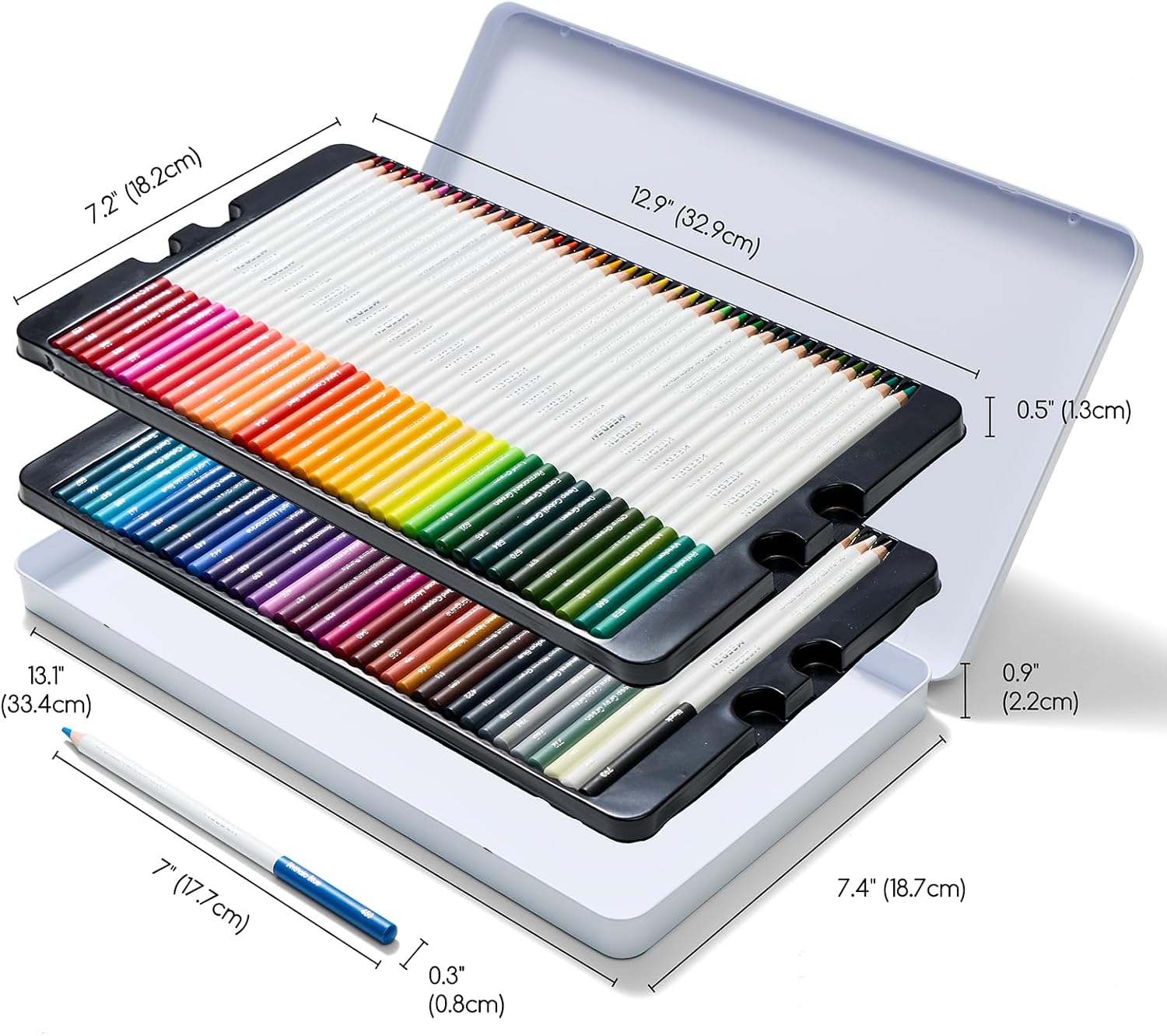 Thumbnail 2 de MEEDEN Colored Pencil Set, 72 Colors