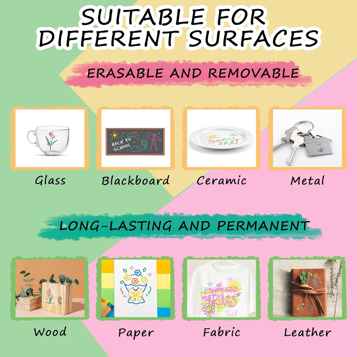 Thumbnail 6 de Thboxes 12 Colour Liquid Chalk Pens 6mm 🖊️