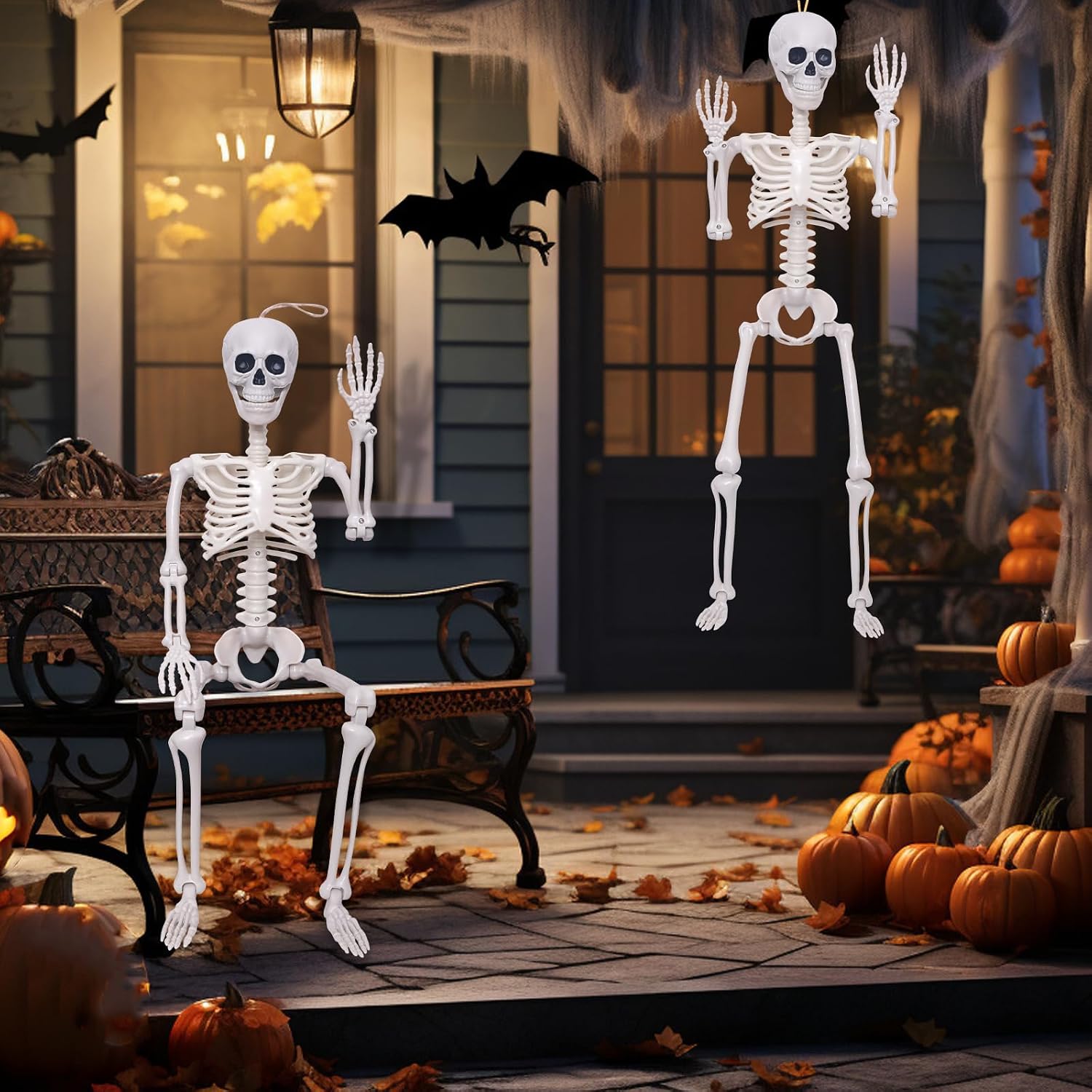 Detalle 2 de Posable Skeleton Decorations, 90 cm