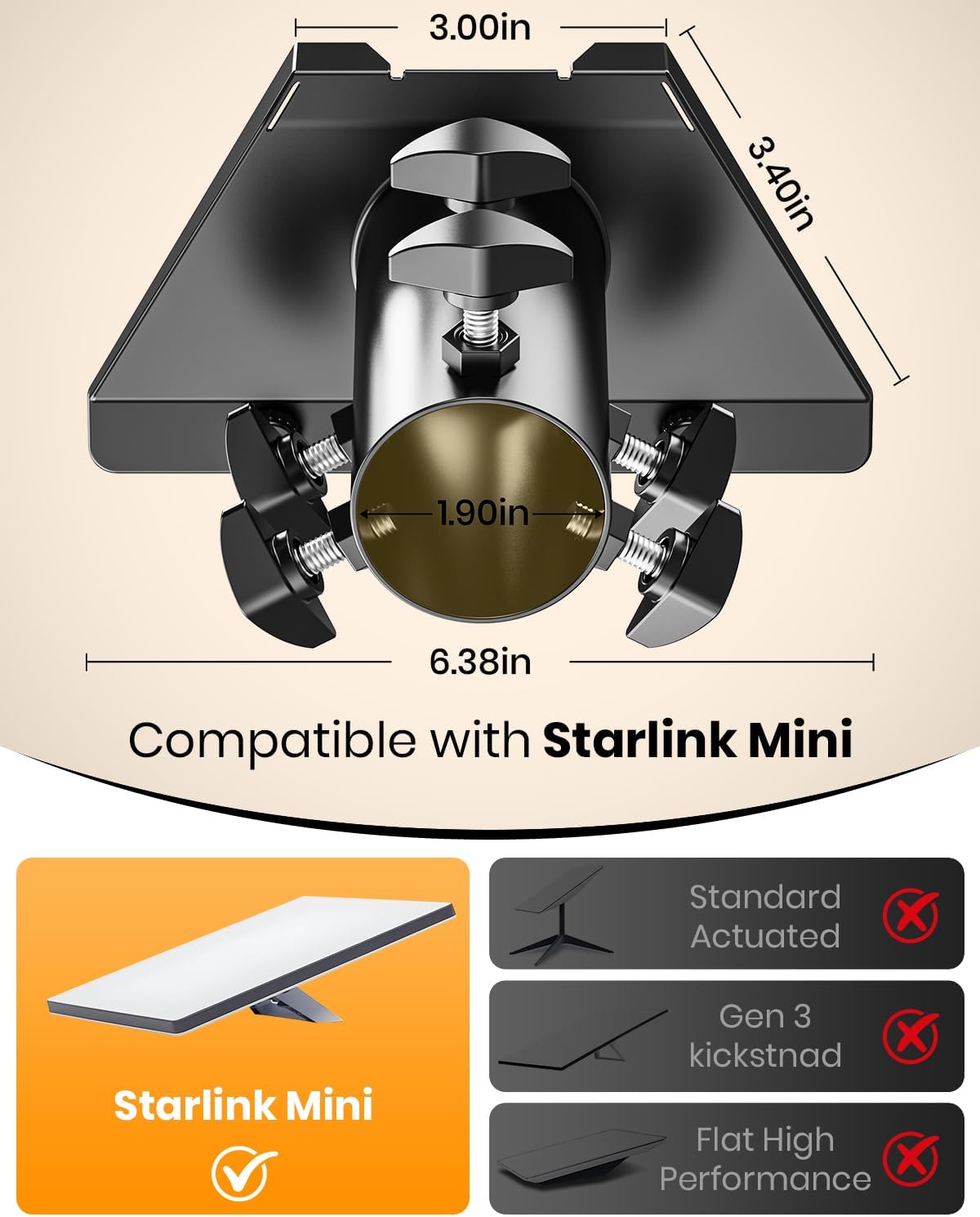 Thumbnail 1 de Starlink Mini Rohradapter