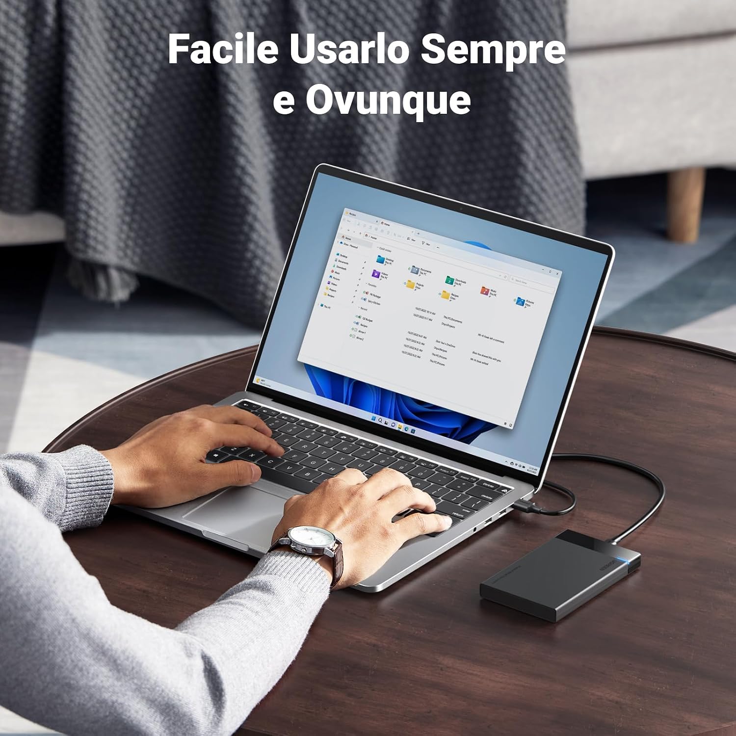 Detalle 2 de UGREEN Case Disco Rigido 2.5 USB C 6 TB
