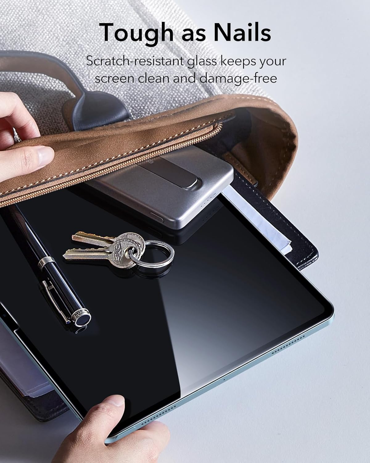 Thumbnail 3 de ESR 2 Stück Panzer-Schutzfolie für iPad Air 11 Zoll (M4/M3/M2) mit Montagerahmen – 9H, blasenfrei, HD-klar