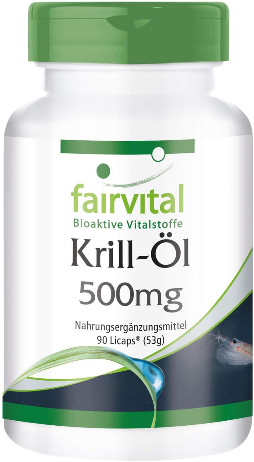Thumbnail 6 de Fairvital Krill-Öl Kapseln 500 mg, 90 Stk. Hochdosiert mit EPA/DHA und Astaxanthin