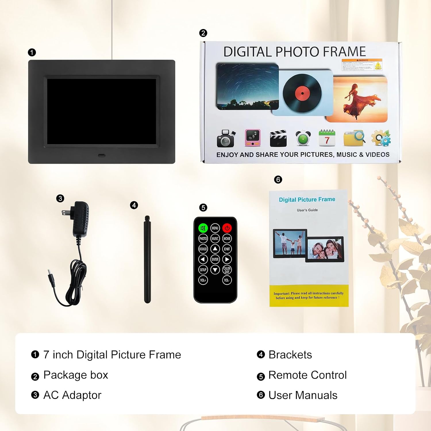 Thumbnail 5 de 7 Inch Digital Photo Frame 1024x768