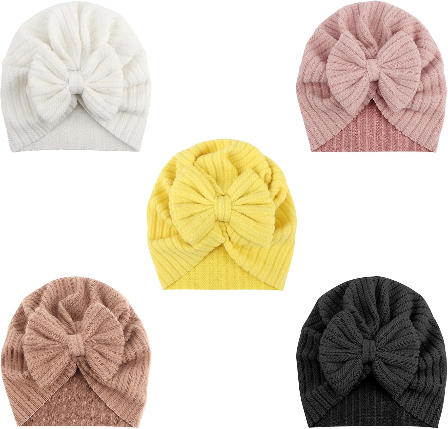 Detalle de DRESHOW 5 Pieces Baby Turban Hats