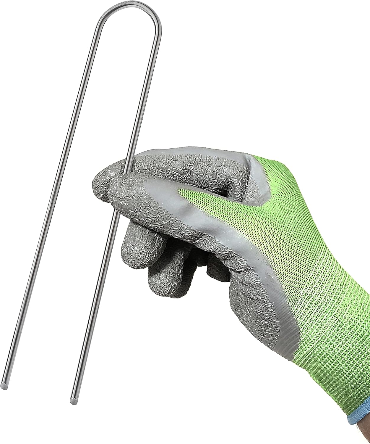 Thumbnail 1 de GardenMate lot de 400 piquets de fixation en acier galvanisé/inoxydable – tête ronde