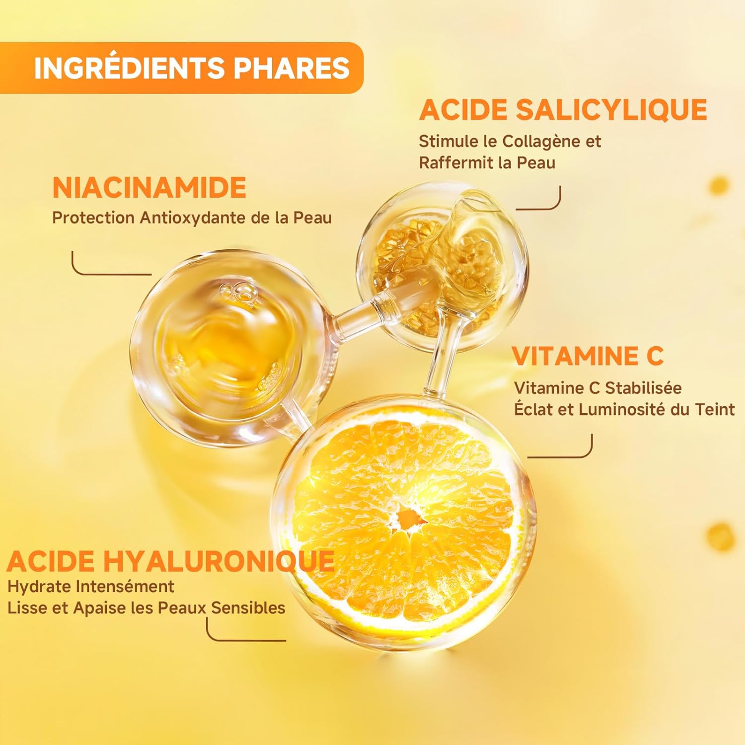 Thumbnail 2 de Bagavs Vitamine C Sérum Visage à l’acide salicylique, collagène & acide hyaluronique