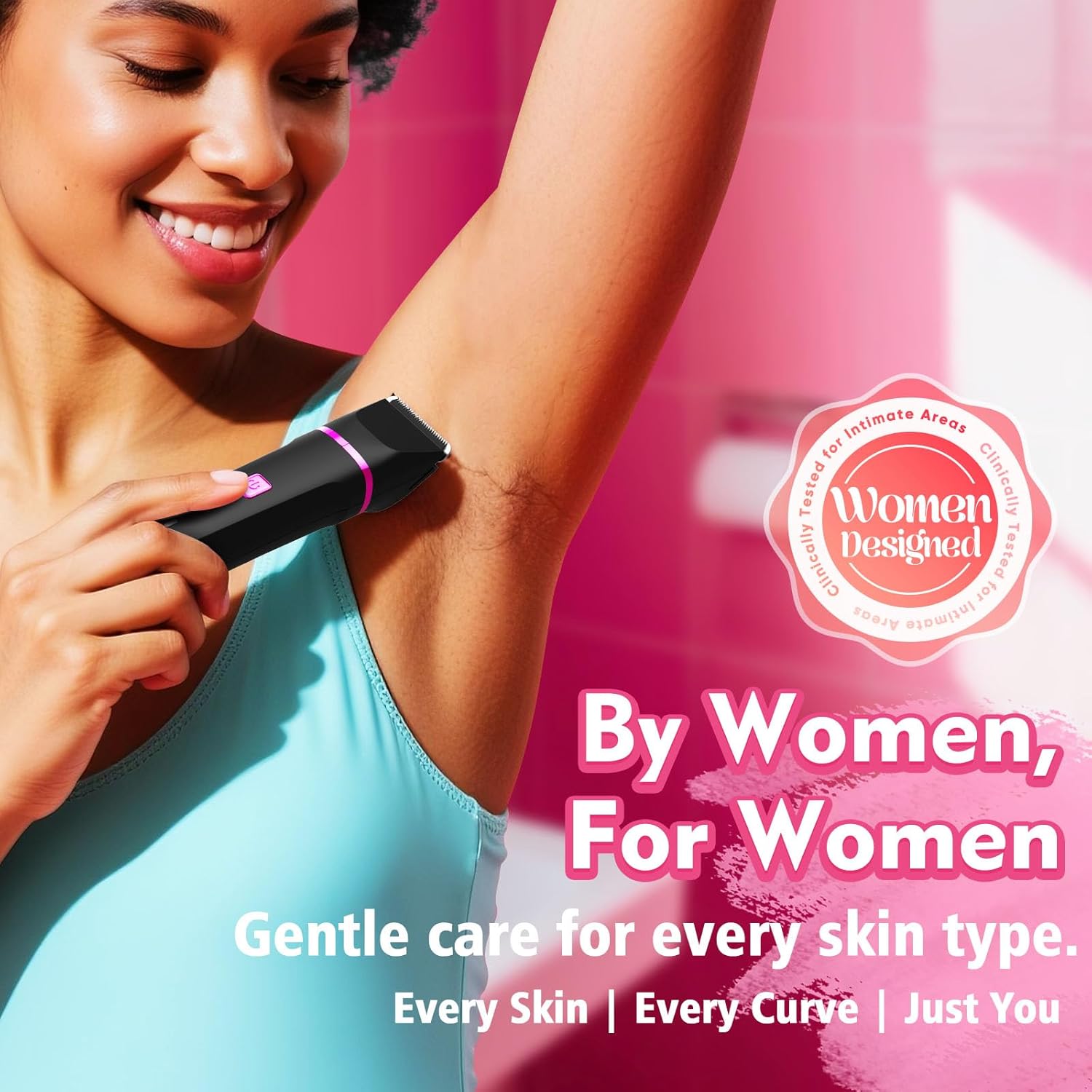 Thumbnail 5 de Bikini Trimmer for Women — Waterproof Wet & Dry Electric Foil Shaver with Rechargeable Dock