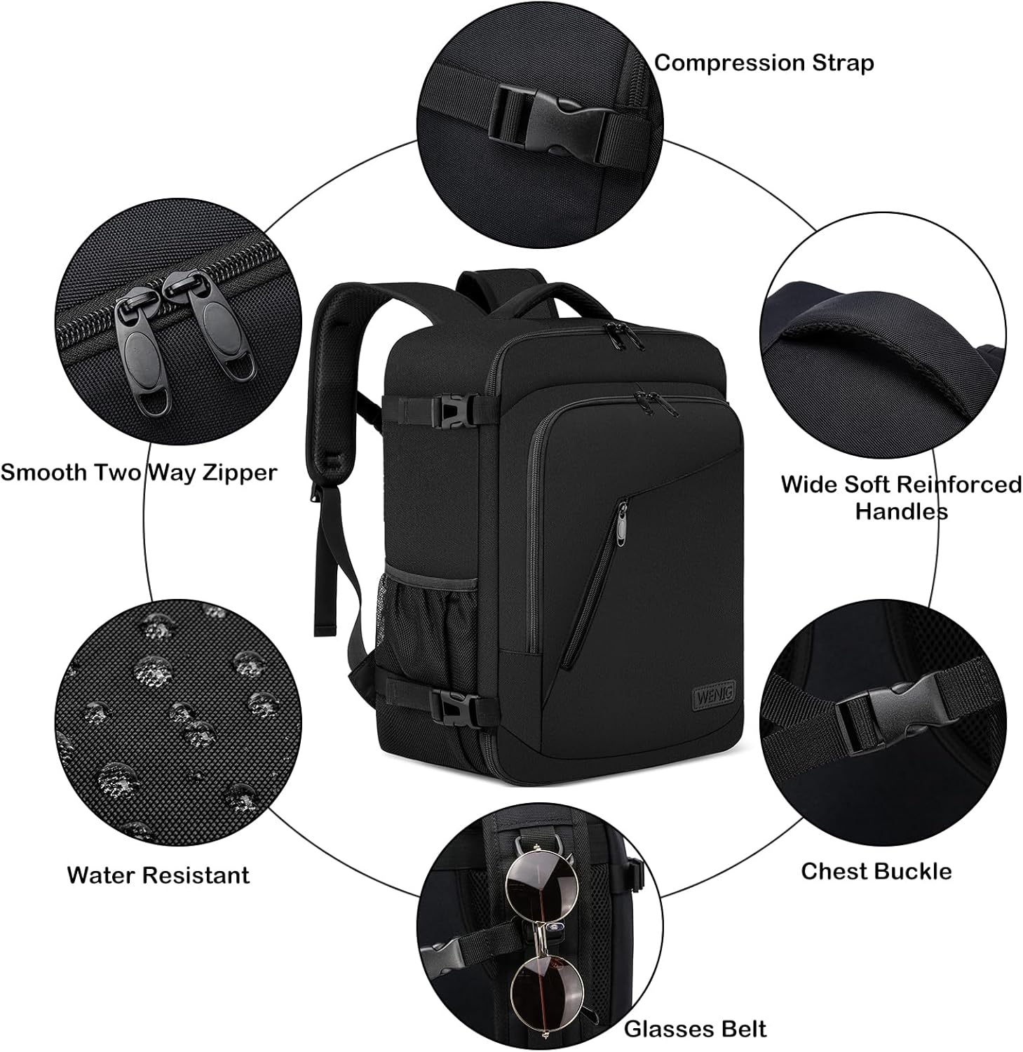 Thumbnail 4 de WENIG Mochila Viaje Cabina 40x30x20