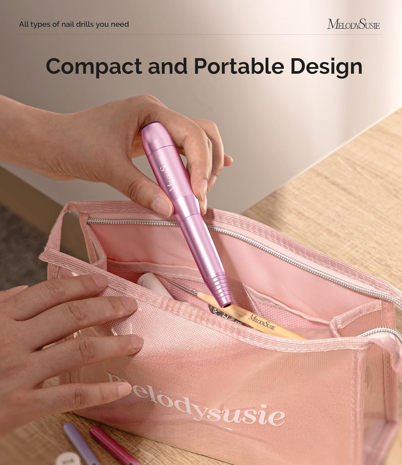 Detalle de MelodySusie PC120B Nail Drill 20000RPM ๐