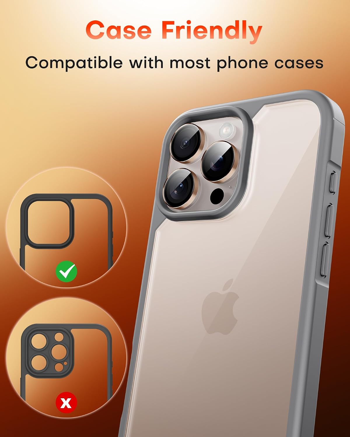 Thumbnail 6 de TOCOL Camera Lens Protectors for iPhone 16 Pro Max / 16 Pro