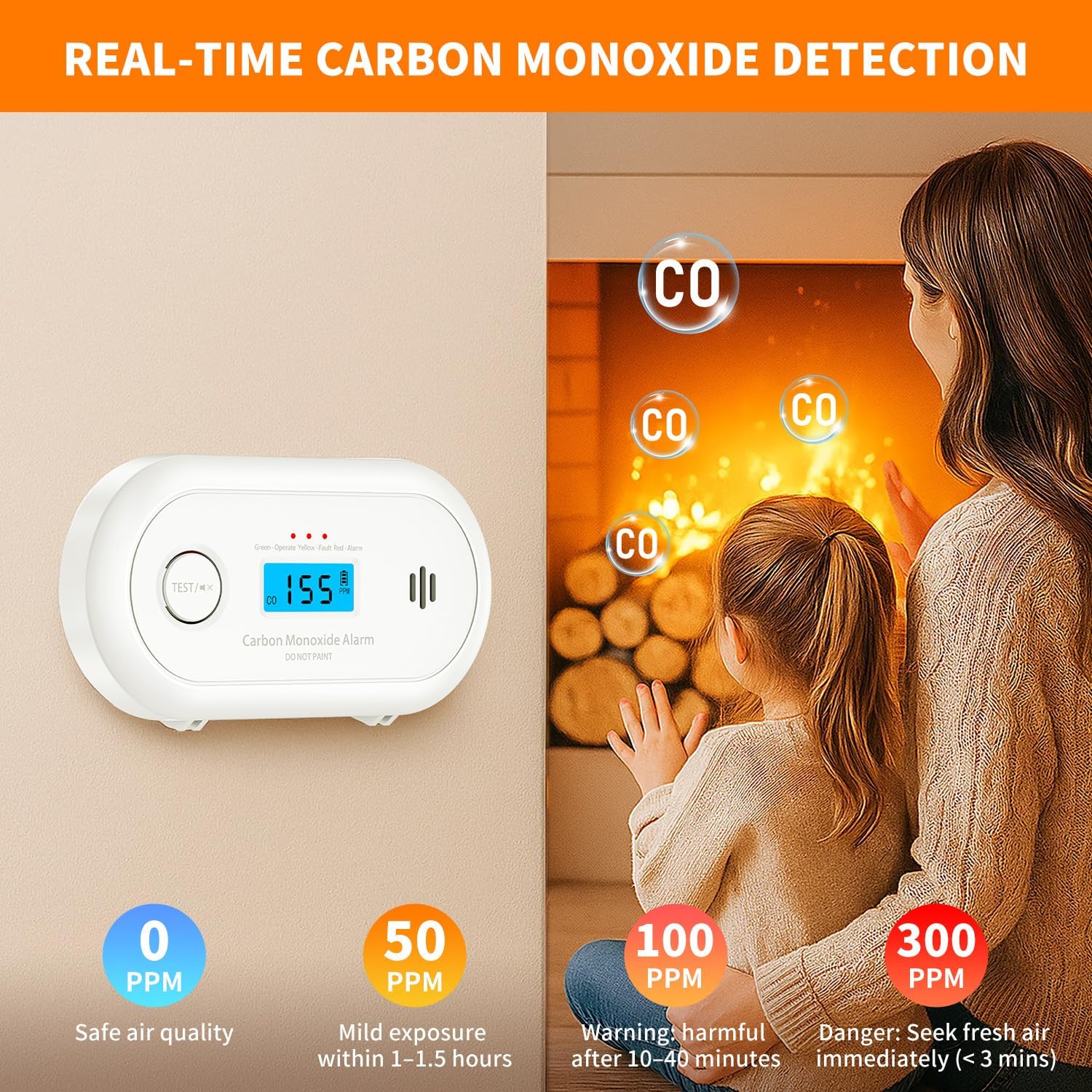 Thumbnail 4 de Alertlink VC22R Carbon Monoxide Detector