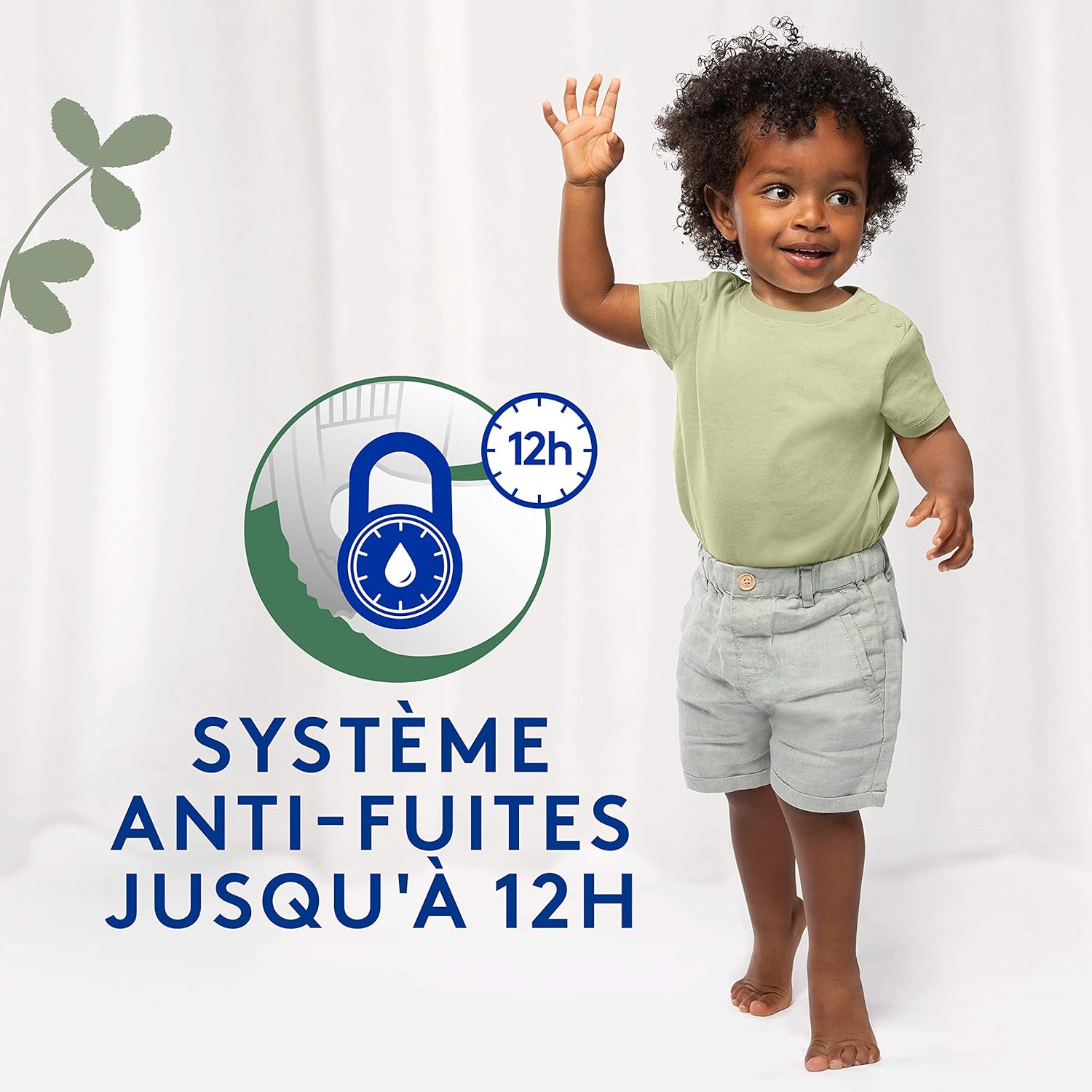 Detalle 2 de Lotus Baby Douceur & Confort – Couches Taille 3 (5-9 kg) Pack 1 mois – 172 couches